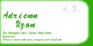 adrienn uzon business card